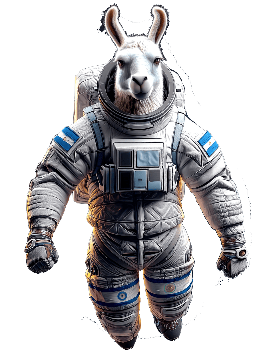 Llama Flotando