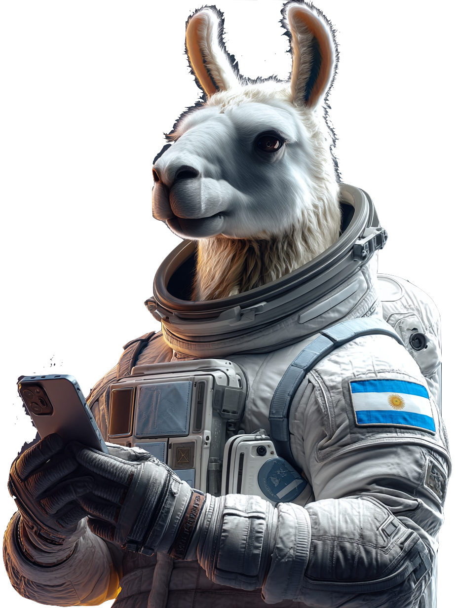 Llama con iPhone